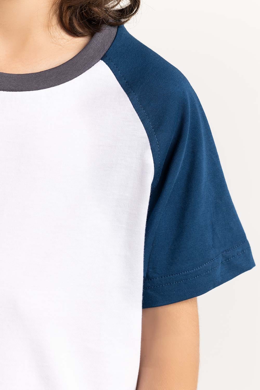 Toddler Boy White T-Shirt 231-513-019