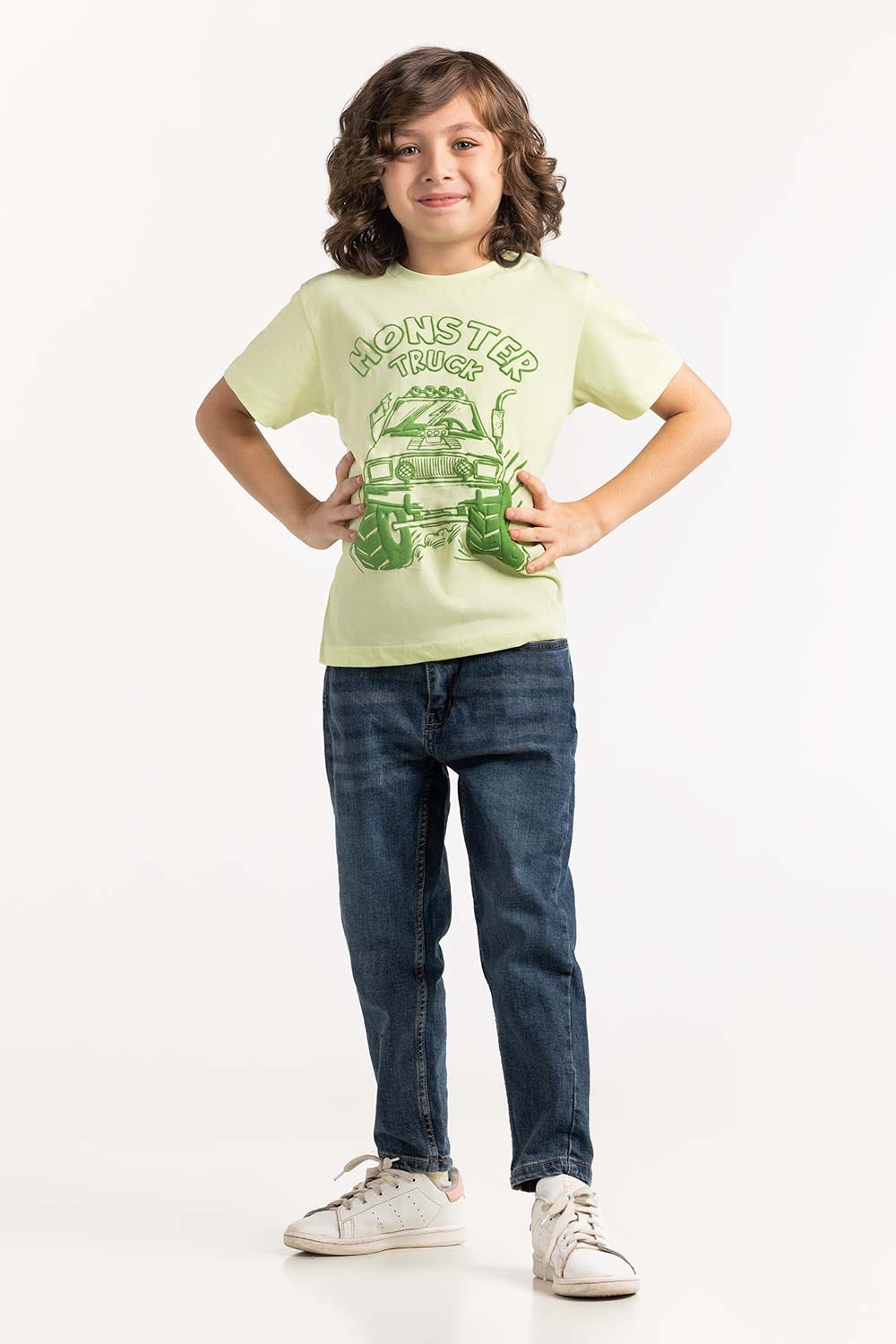 Toddler Boy Yellow T-Shirt 231-513-025