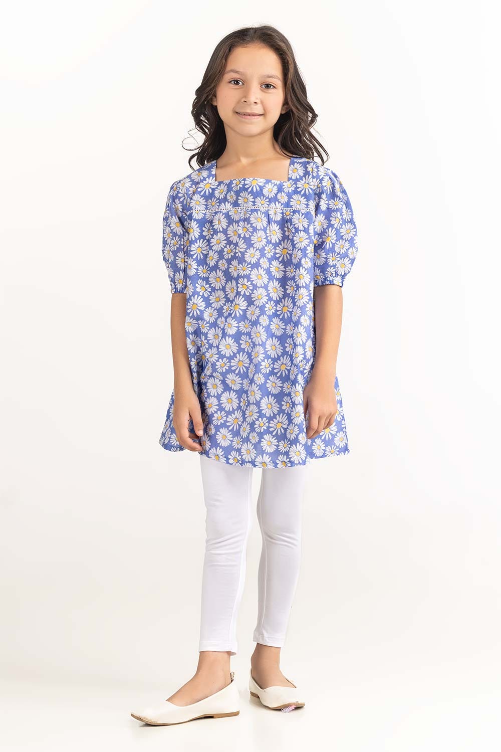 Toddler Girl Blue Blouse 231-617-305