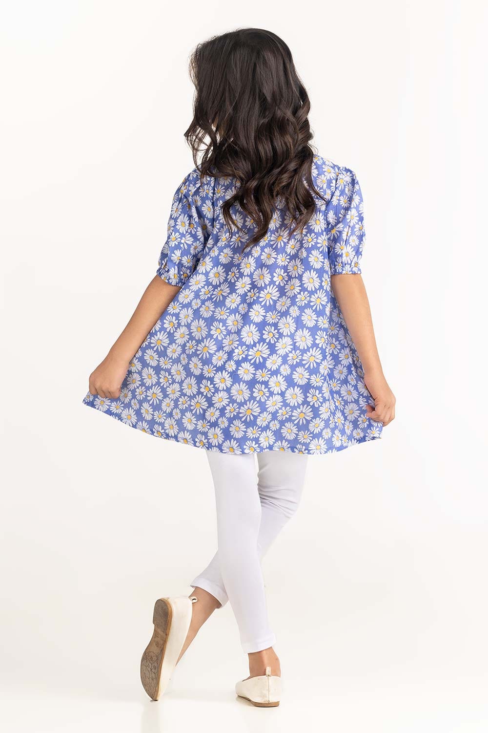 Toddler Girl Blue Blouse 231-617-305