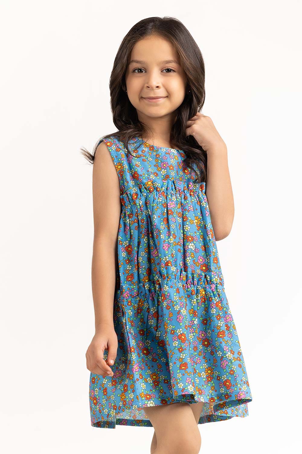 Toddler Girl Blue Blouse 231-617-406