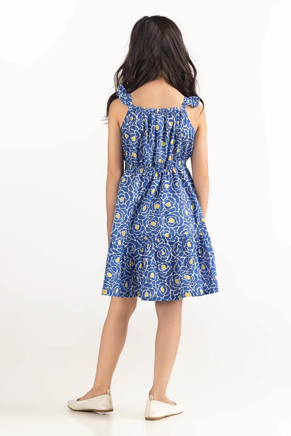 Toddler Girl Blue Dress 231-614-201