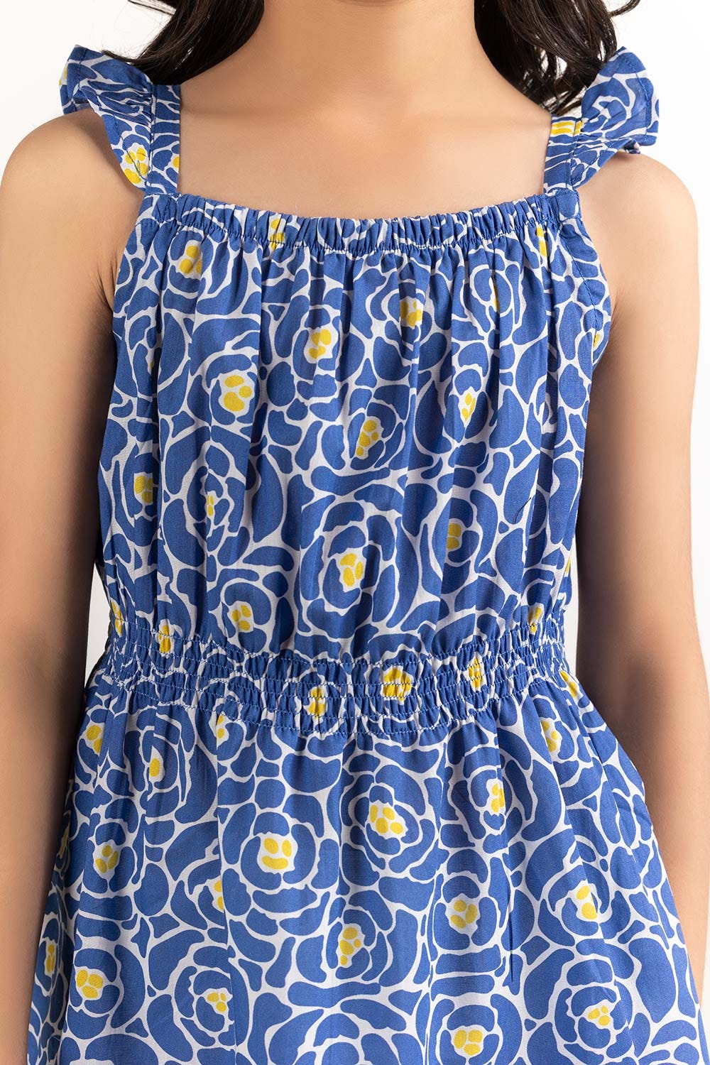 Toddler Girl Blue Dress 231-614-201