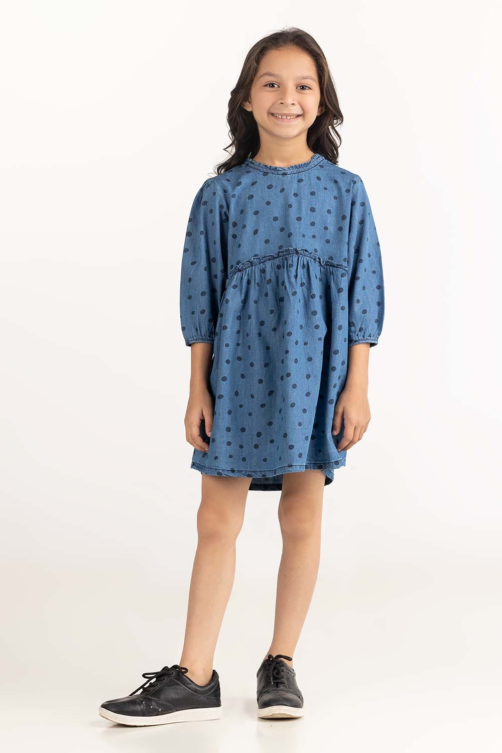 Toddler Girl Blue Dress 231-614-213