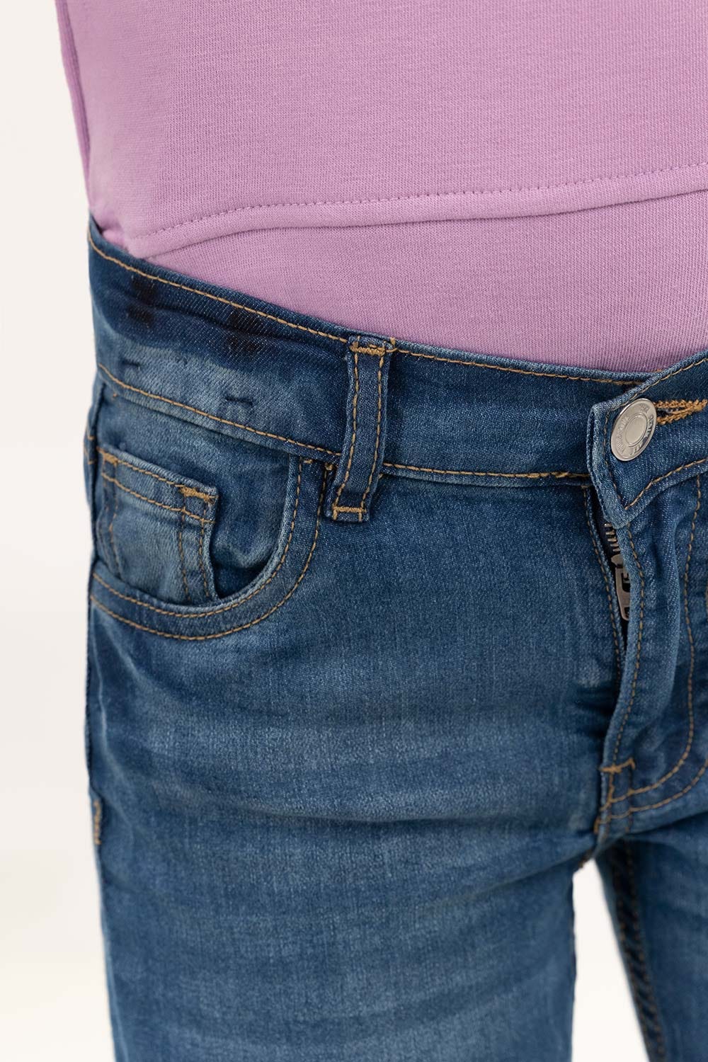 Toddler Girl Blue Jeans 224-621-006