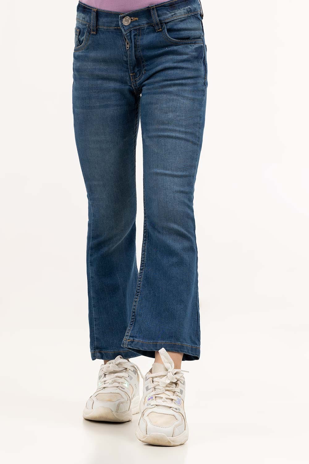 Toddler Girl Blue Jeans 224-621-006