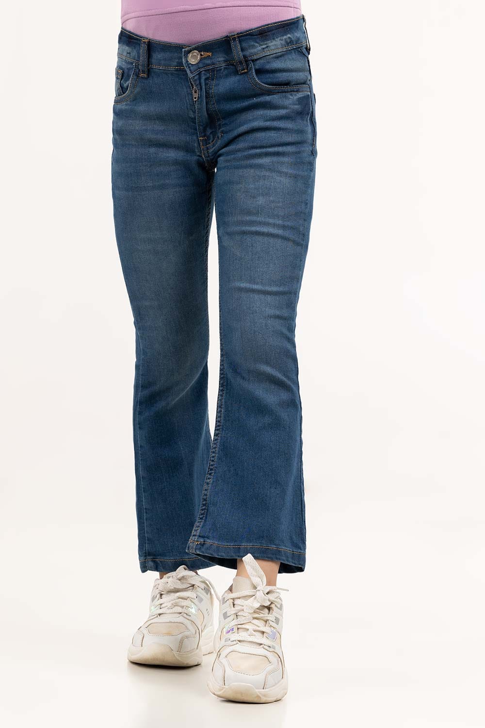 Toddler Girl Blue Jeans 224-621-006