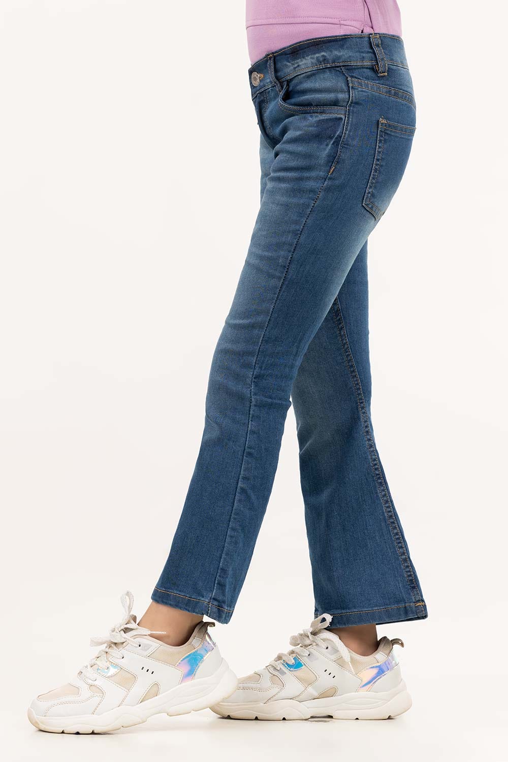 Toddler Girl Blue Jeans 224-621-006