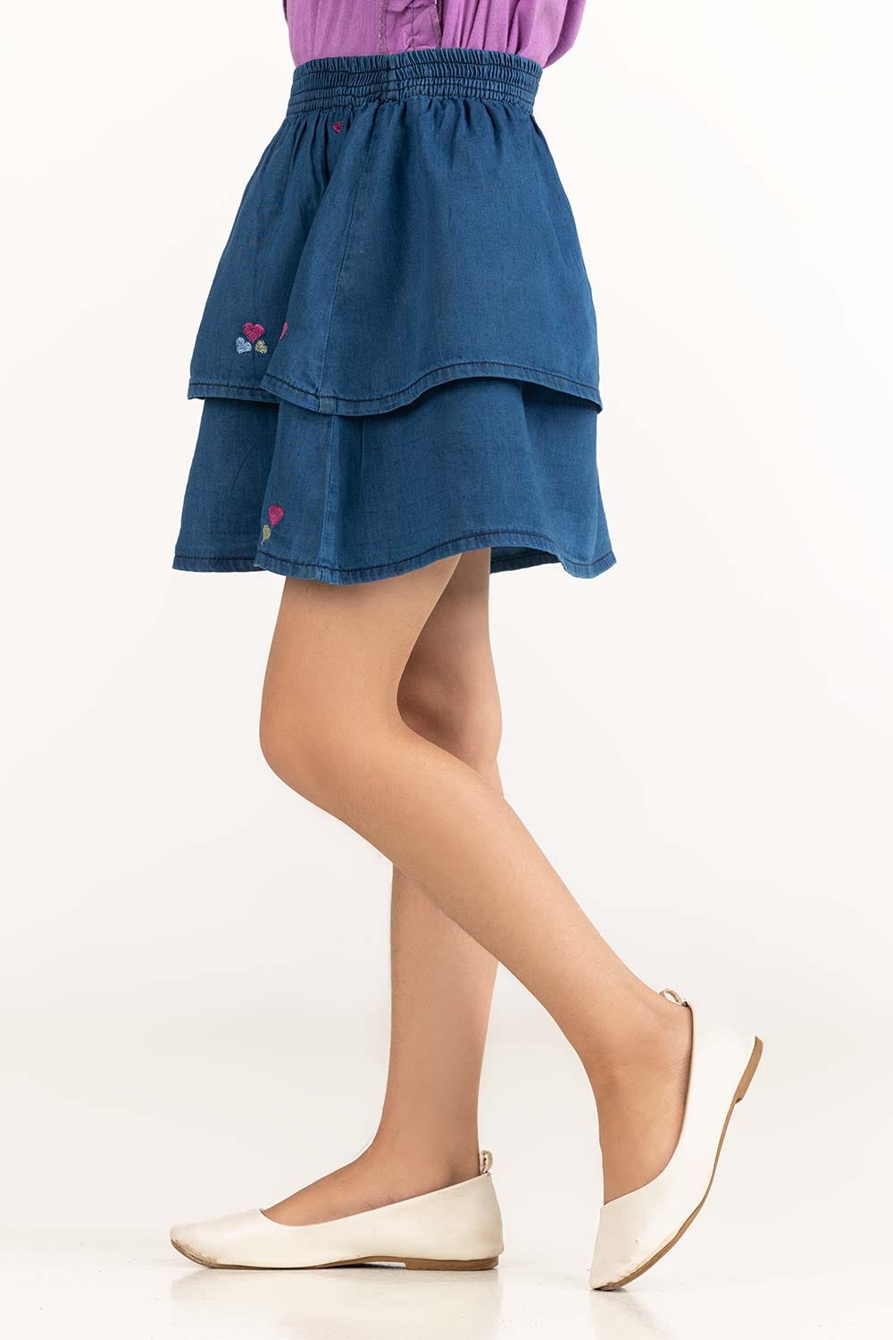 Toddler Girl Blue Skirt 231-618-301