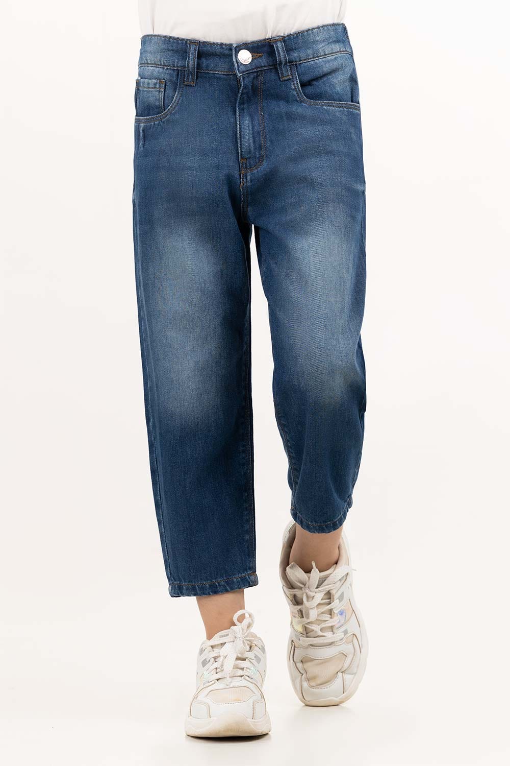 Toddler Girl Dark Blue Jeans 224-621-008