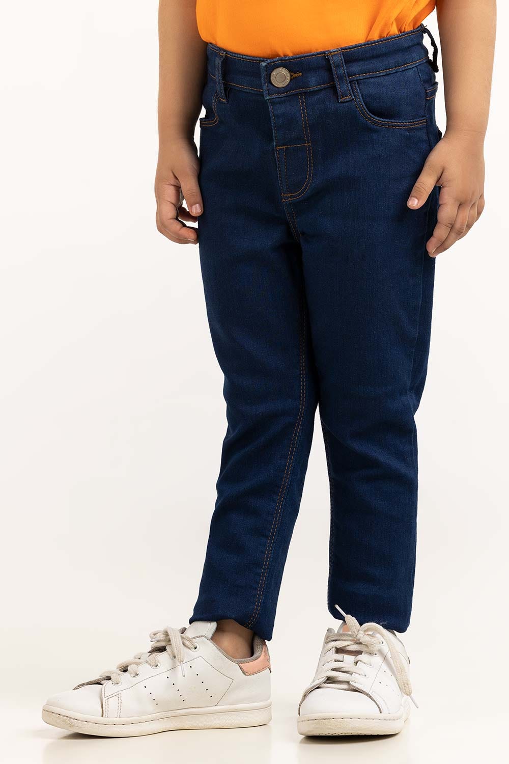 Toddler Girl Dark Blue Jeans 231-621-001