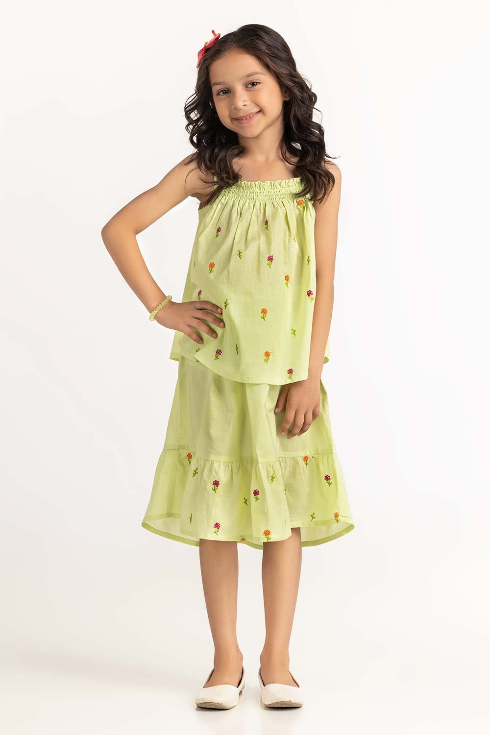 Toddler Girl Green Blouse 231-616-202 T