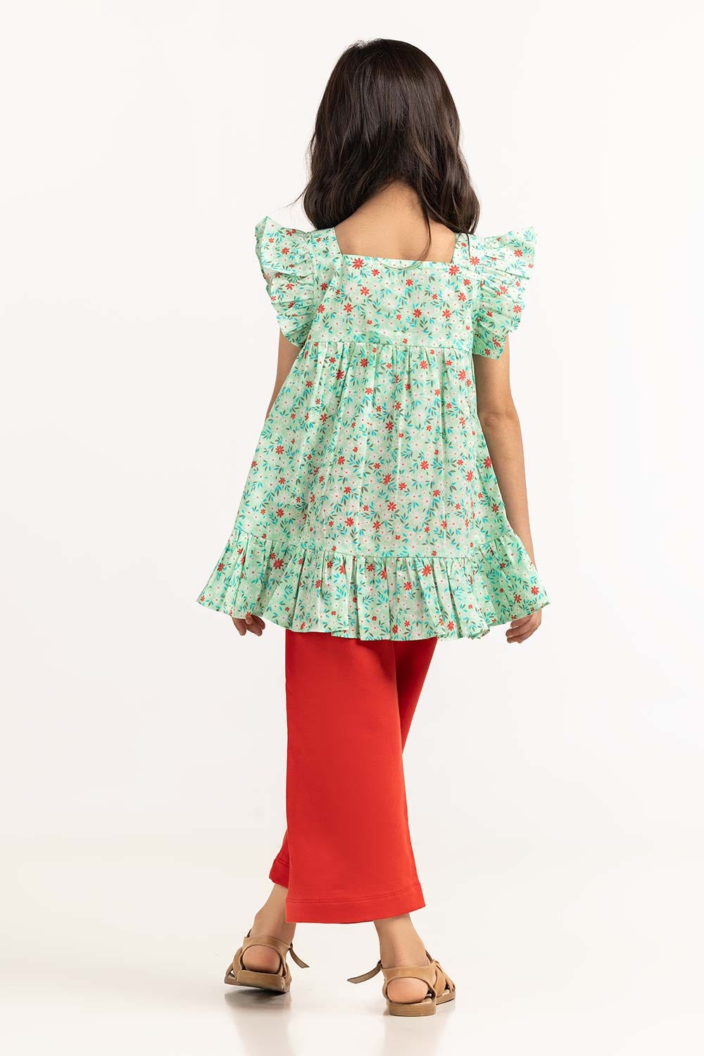 Toddler Girl Green Blouse 231-617-405