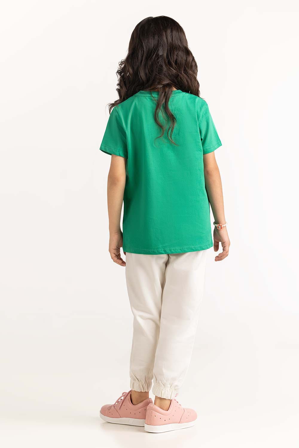 Toddler Girl Green T-Shirt 231-614-003