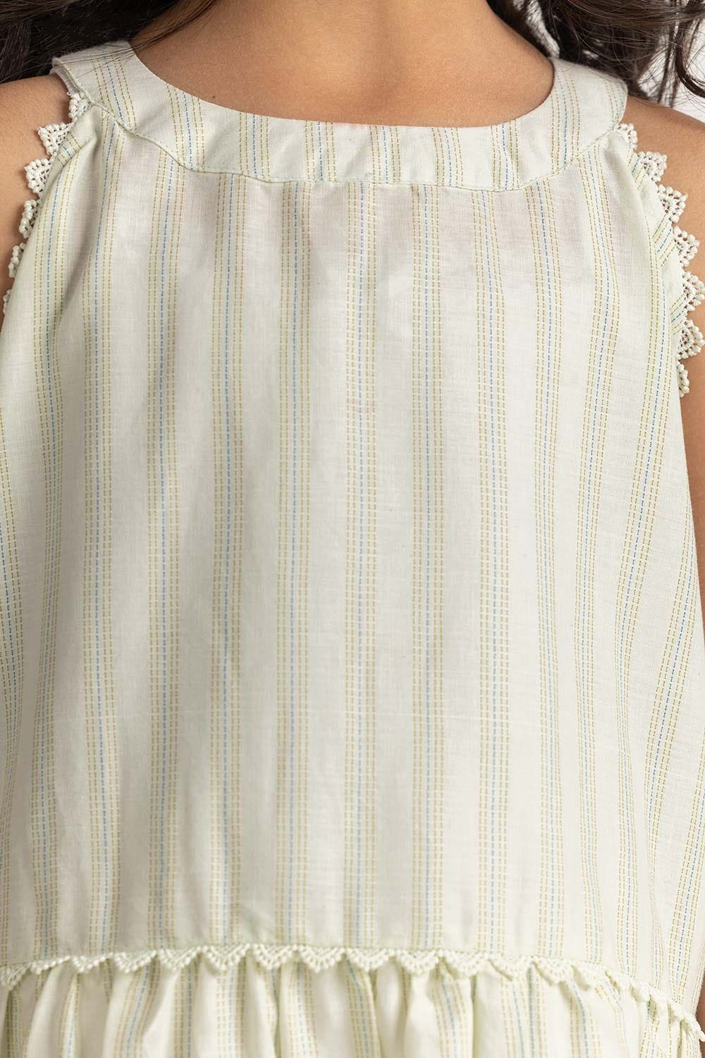 Toddler Girl Ivory Dress TG-BLS-SS24-012