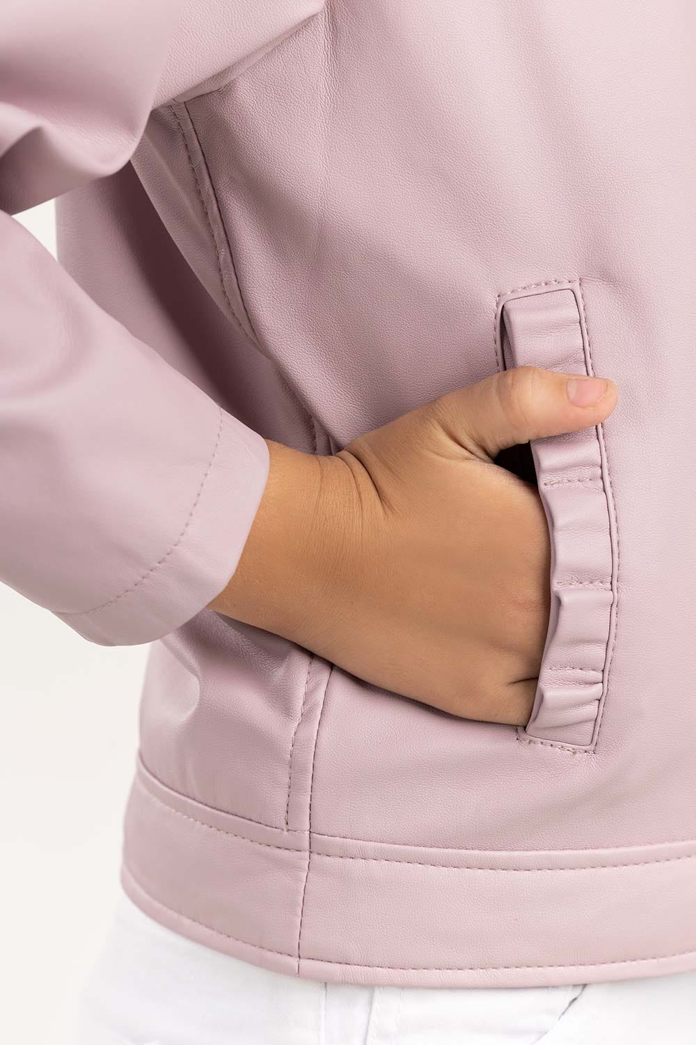 Toddler Girl Motorbike Pink Jacket 224-410-034