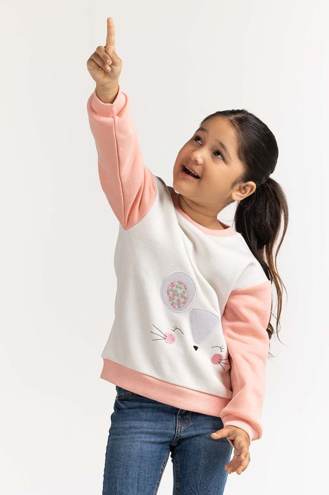 Toddler Girl Multi Basic Sweatshirt TG- SWS-WS23-001
