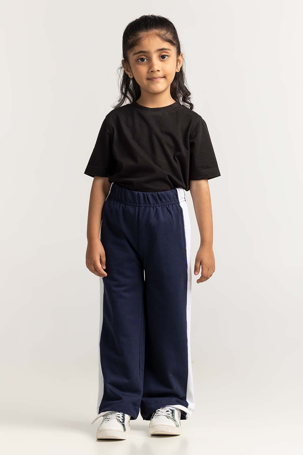 Toddler Girl Navy Blue Basic Trouser TG-TRKN-SS24-007