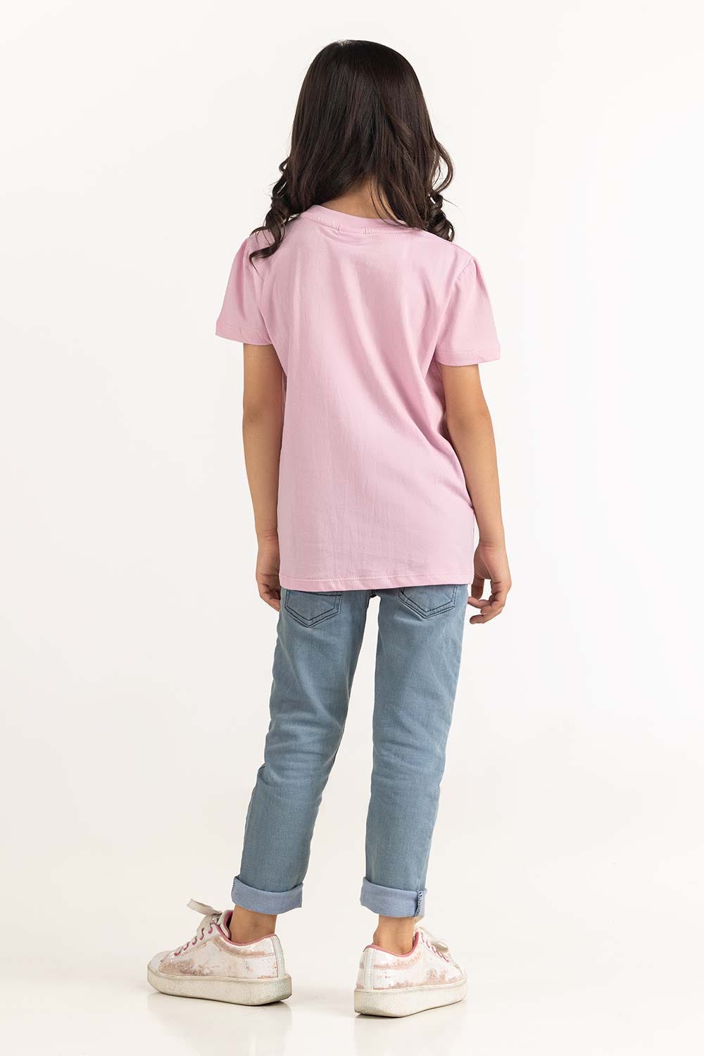 Toddler Girl Pink Lady Co-Ord Top 231-616-011 T