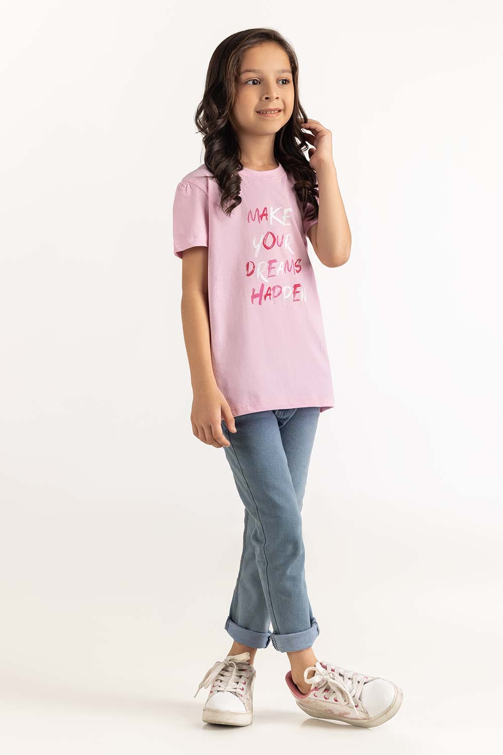 Toddler Girl Pink Lady Co-Ord Top 231-616-011 T