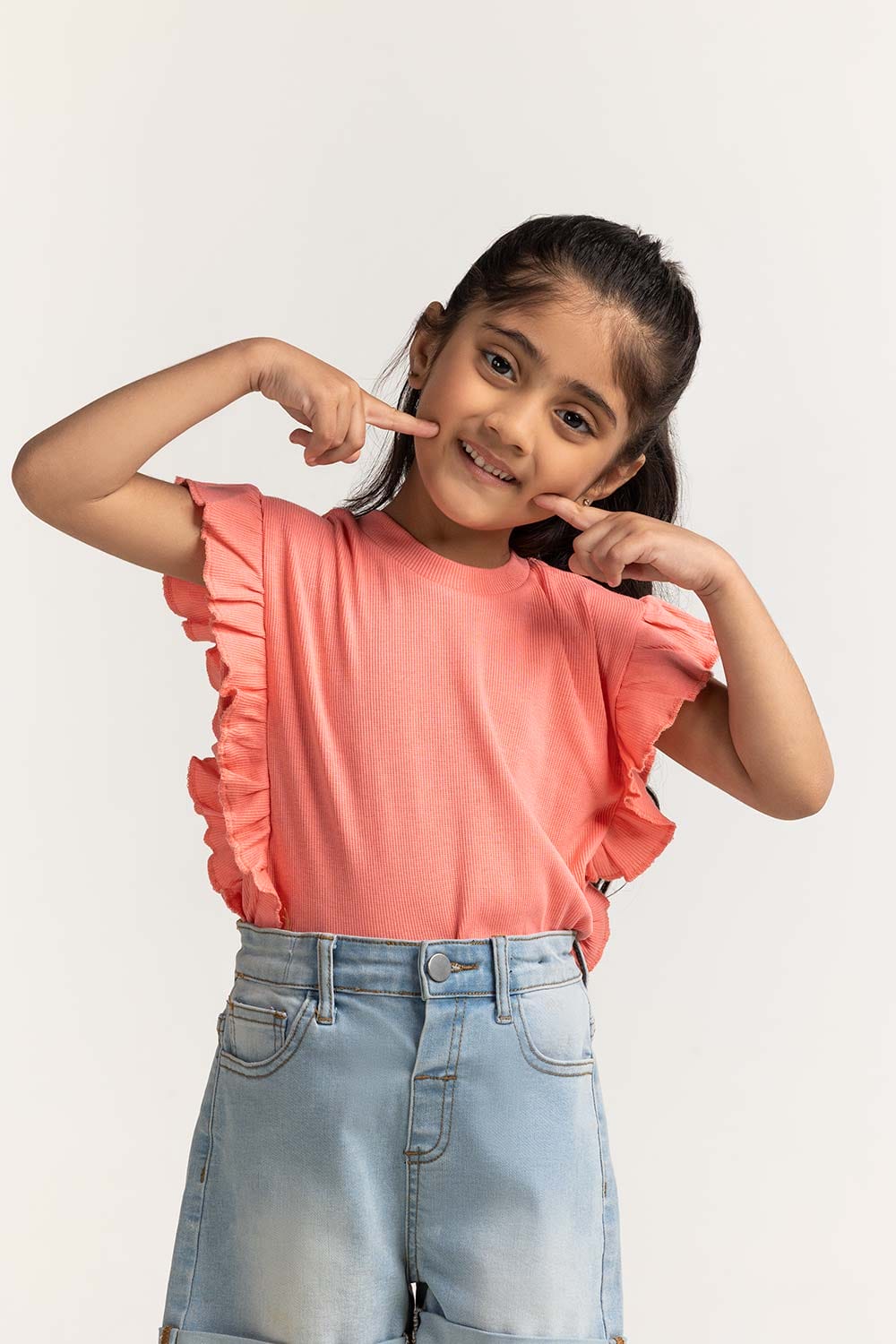 Toddler Girl Pink Printed Tee TG-TS-SS24-006