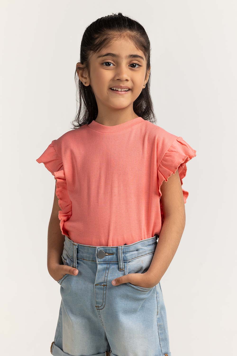 Toddler Girl Pink Printed Tee TG-TS-SS24-006