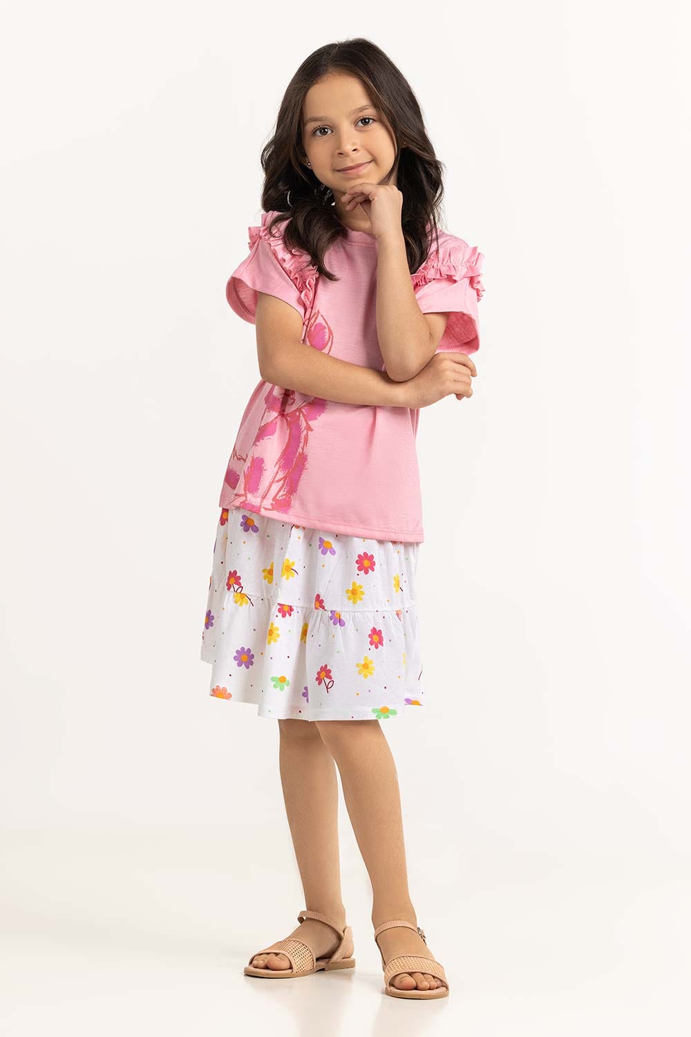 Toddler Girl Pink T-Shirt 231-613-017