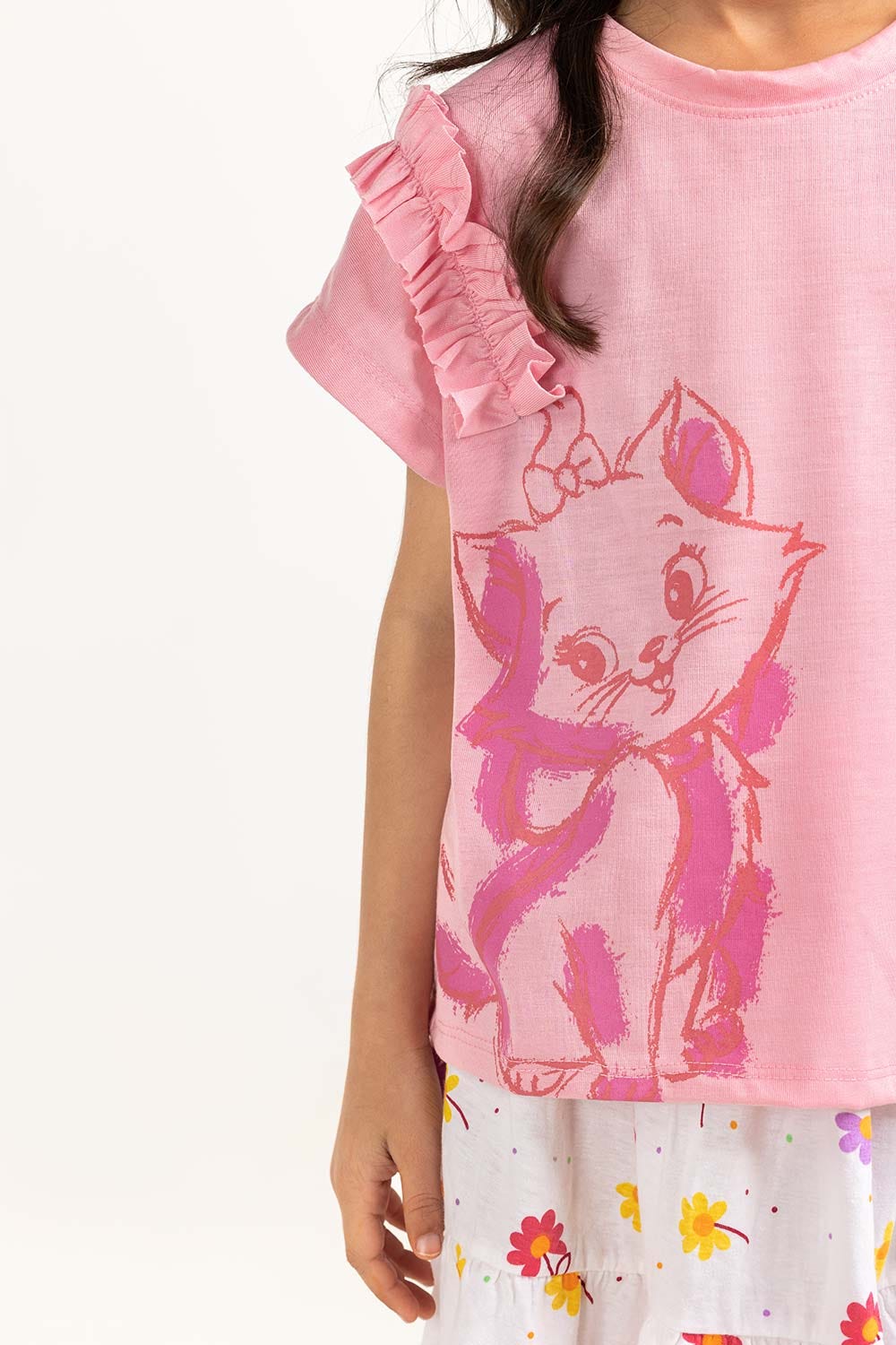 Toddler Girl Pink T-Shirt 231-613-017