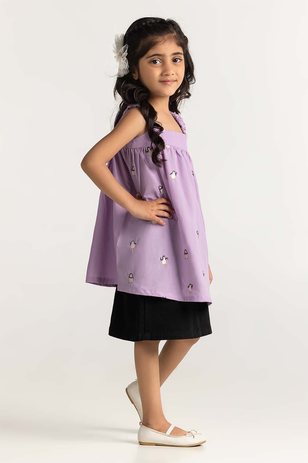 Toddler Girl Purple Dress TG-BLS-SS24-013