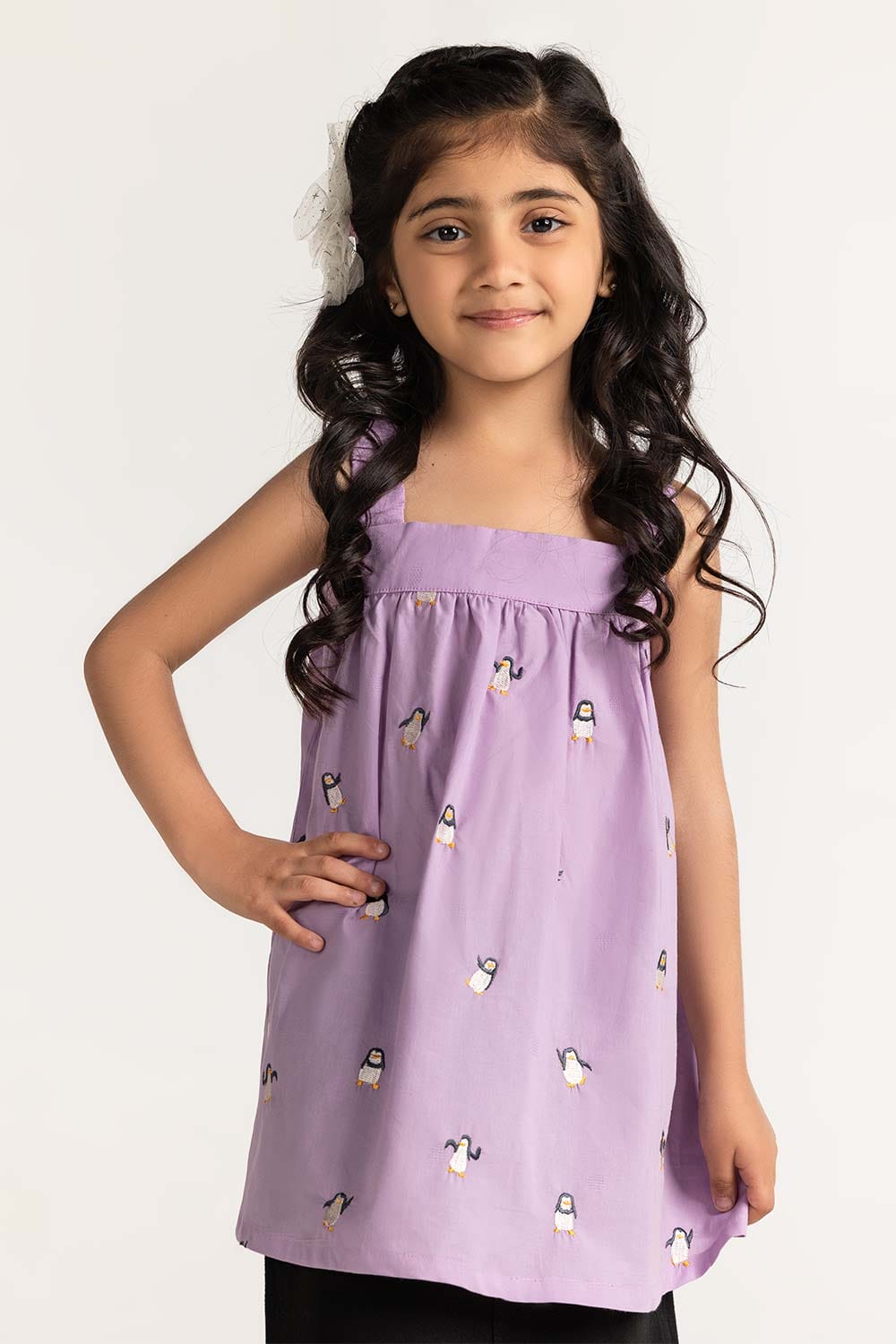 Toddler Girl Purple Dress TG-BLS-SS24-013