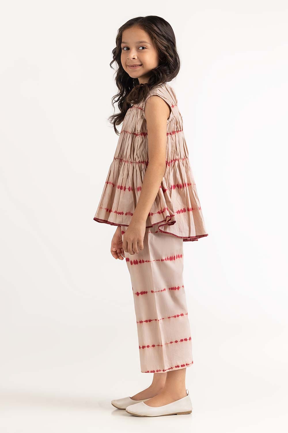 Toddler Girl Tie Dye Blouse TGWS-2210030 A