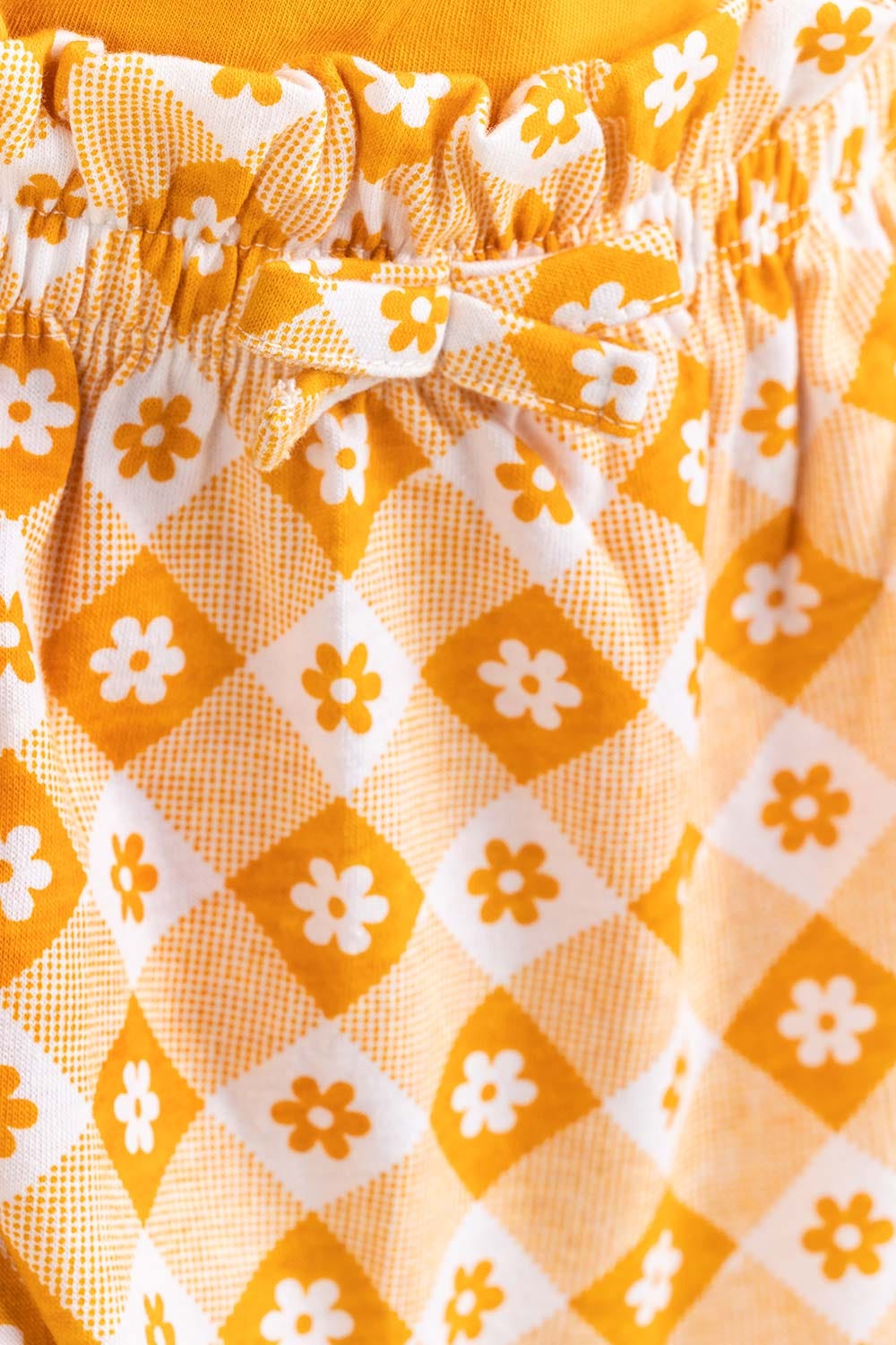 Toddler Girl Yellow Co-Ord Bottom 231-616-020 B