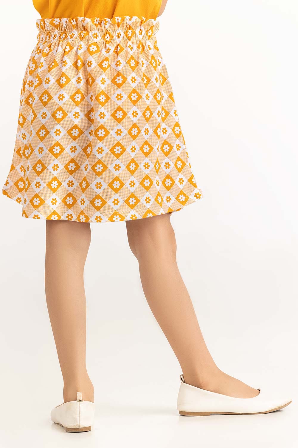 Toddler Girl Yellow Co-Ord Bottom 231-616-020 B