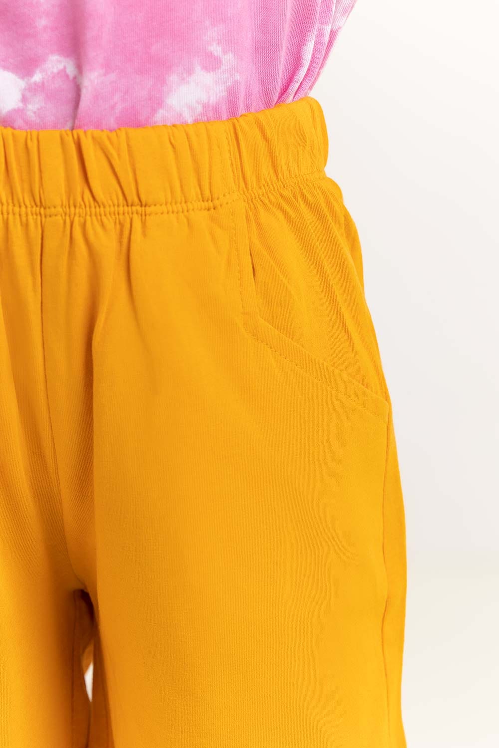 Toddler Girl Yellow Short 231-619-001