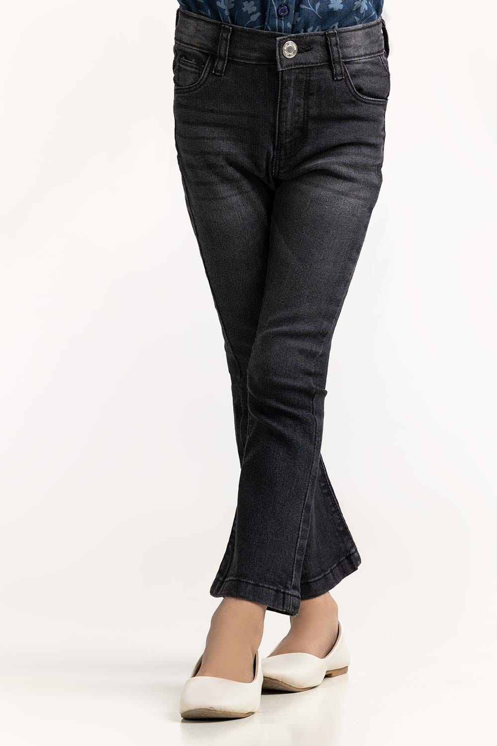 Toddler Girl Charcoal Jeans 224-621-007