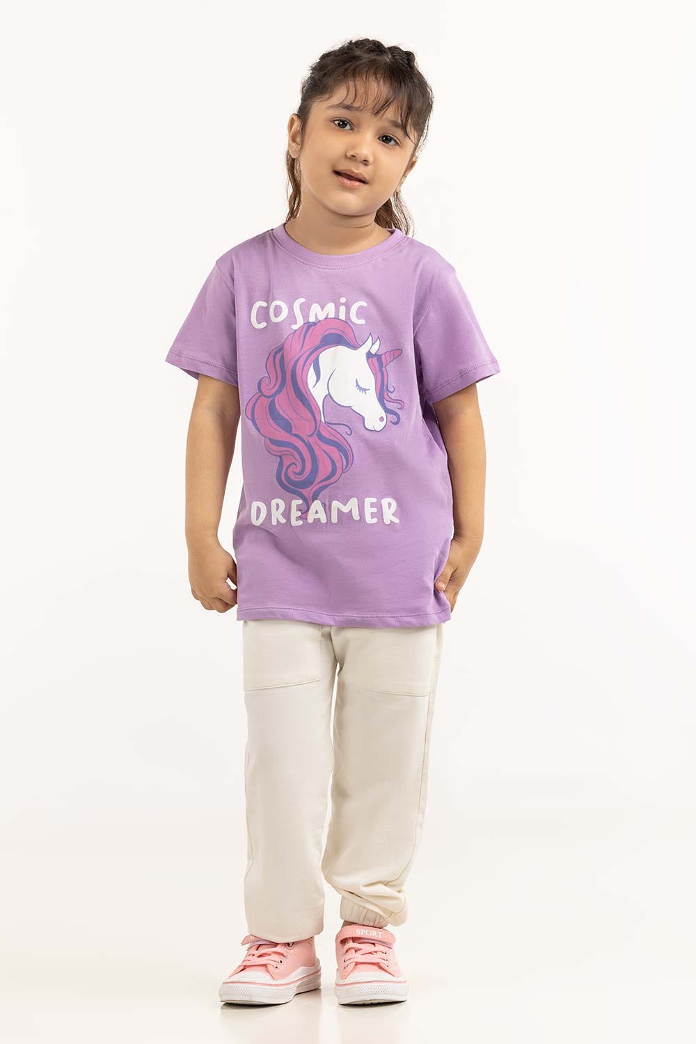 Toddler Girl Lavender Co-Ord Top 231-616-005 T