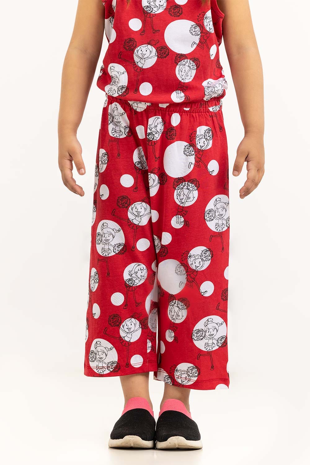 Toddler Girl Mars Red Jumpsuit 231-615-011