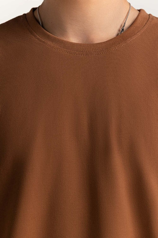 Toffee Basic Pique Tee MN-TS-BS-WS23-522