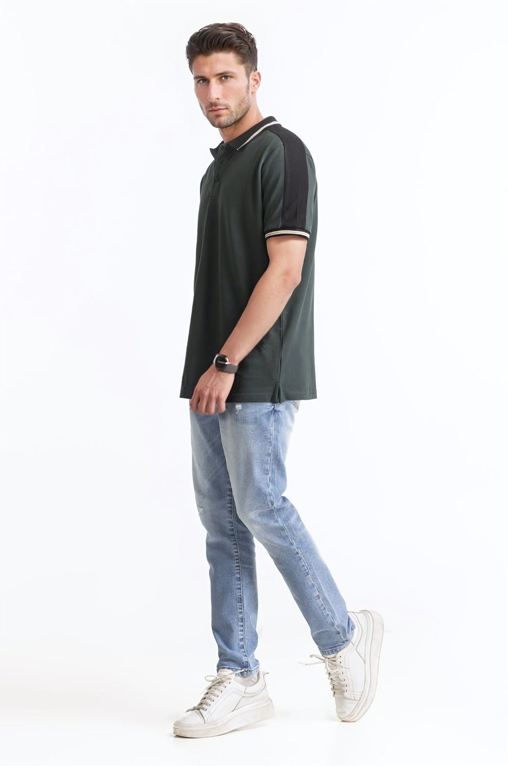 Twin Cuff Polo PS-FSHN24-214