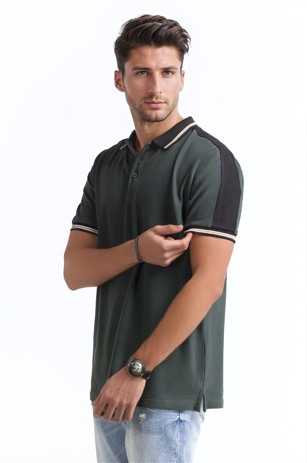 Twin Cuff Polo PS-FSHN24-214
