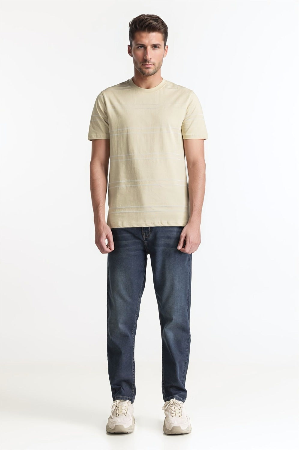 Twin Stripe Tee TS-CNSJ24-198