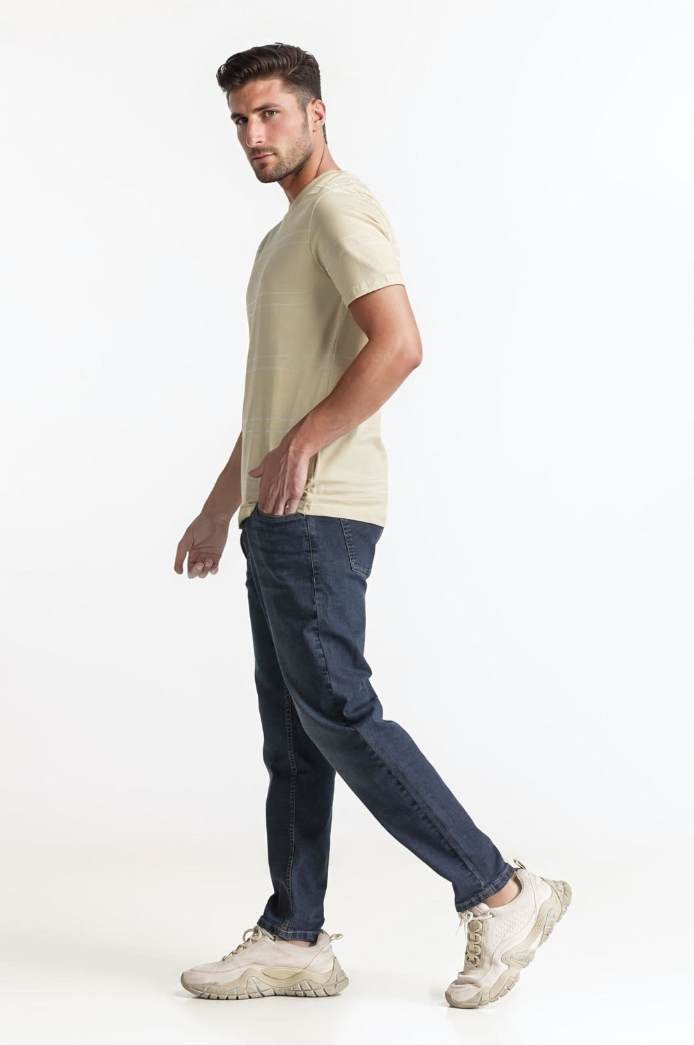 Twin Stripe Tee TS-CNSJ24-198