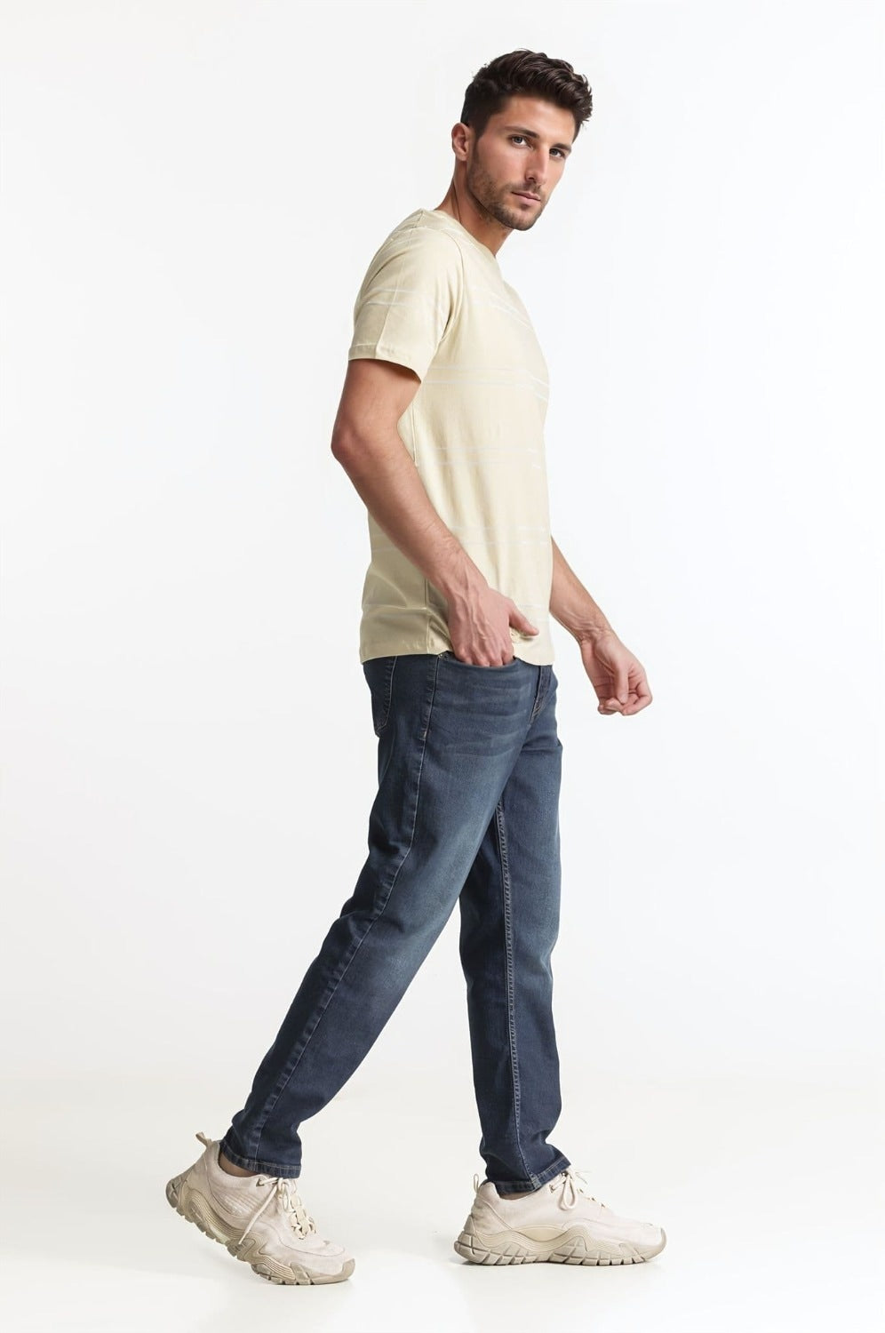 Twin Stripe Tee TS-CNSJ24-198