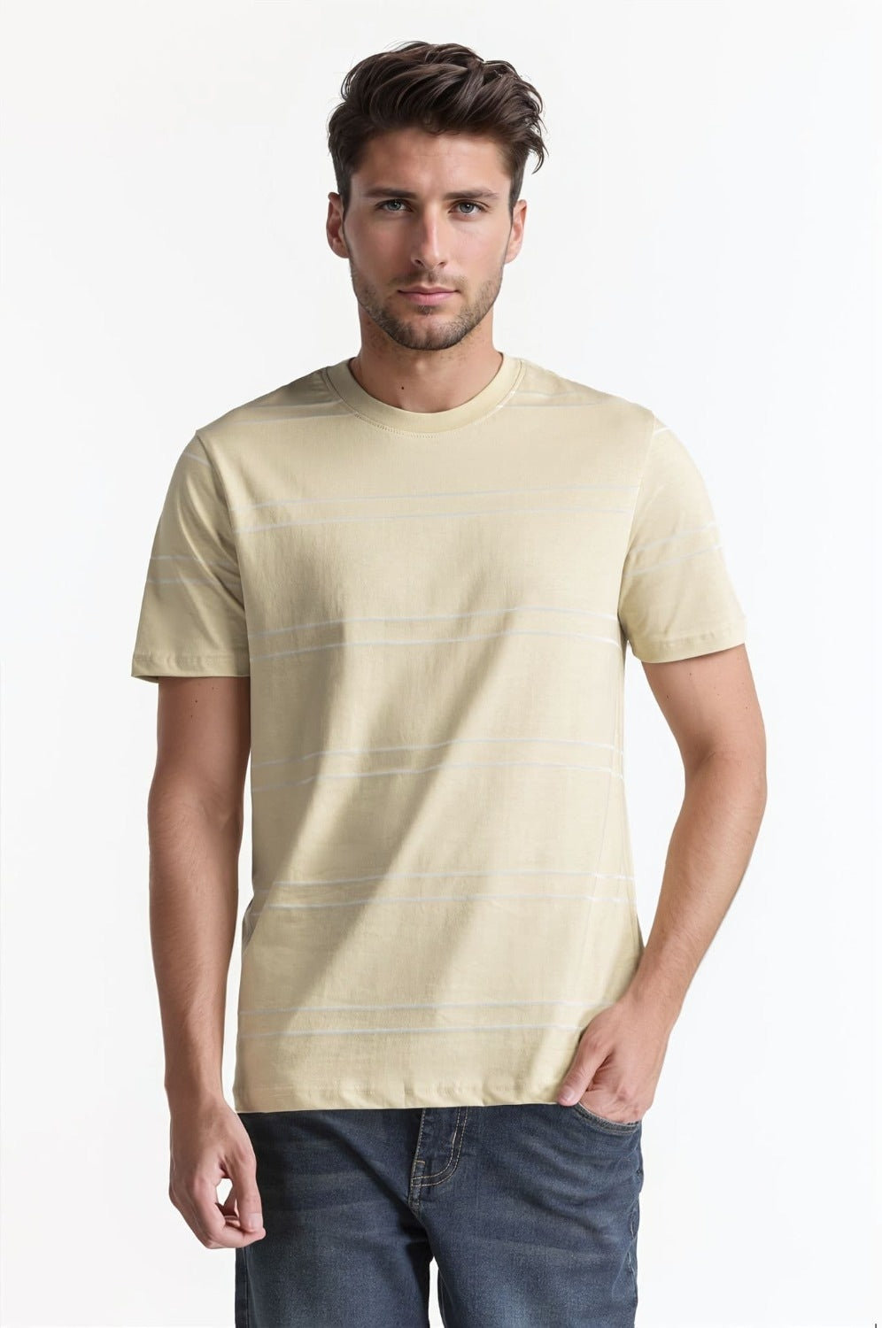 Twin Stripe Tee TS-CNSJ24-198