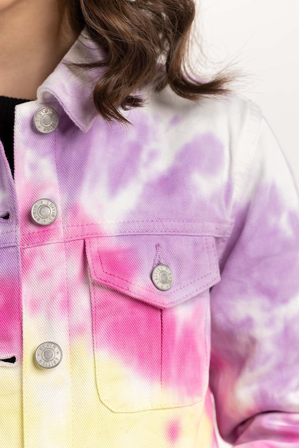 Junior Girl Tie Dye Jacket 224-410-055