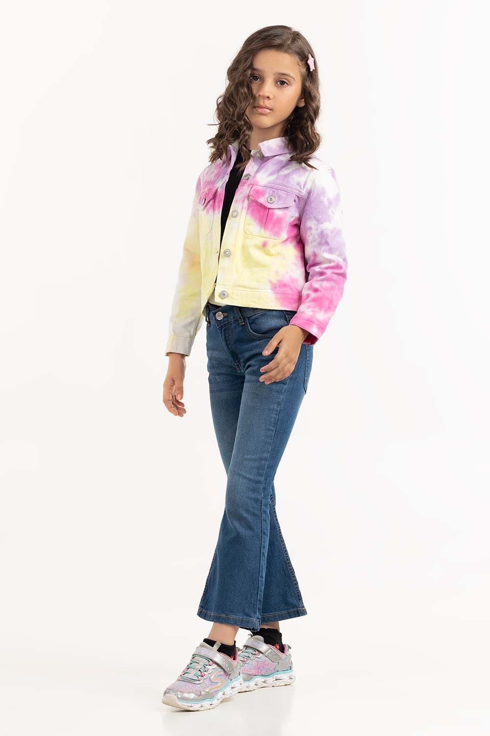 Junior Girl Tie Dye Jacket 224-410-055