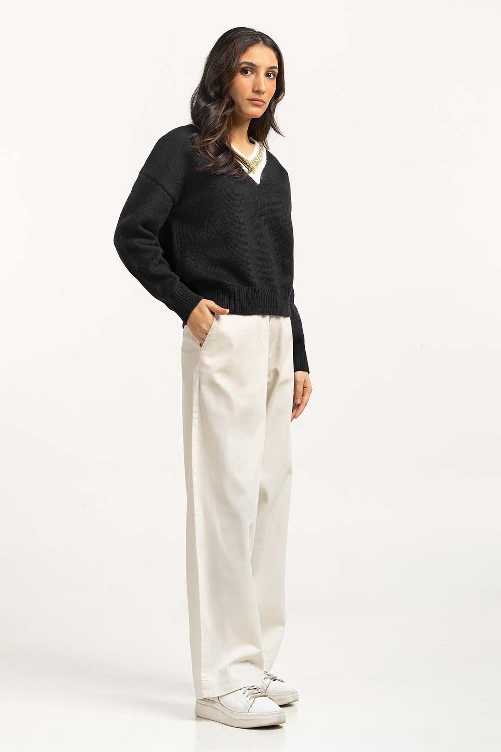 V-Neck Sweater WM-SWT-WS24-075