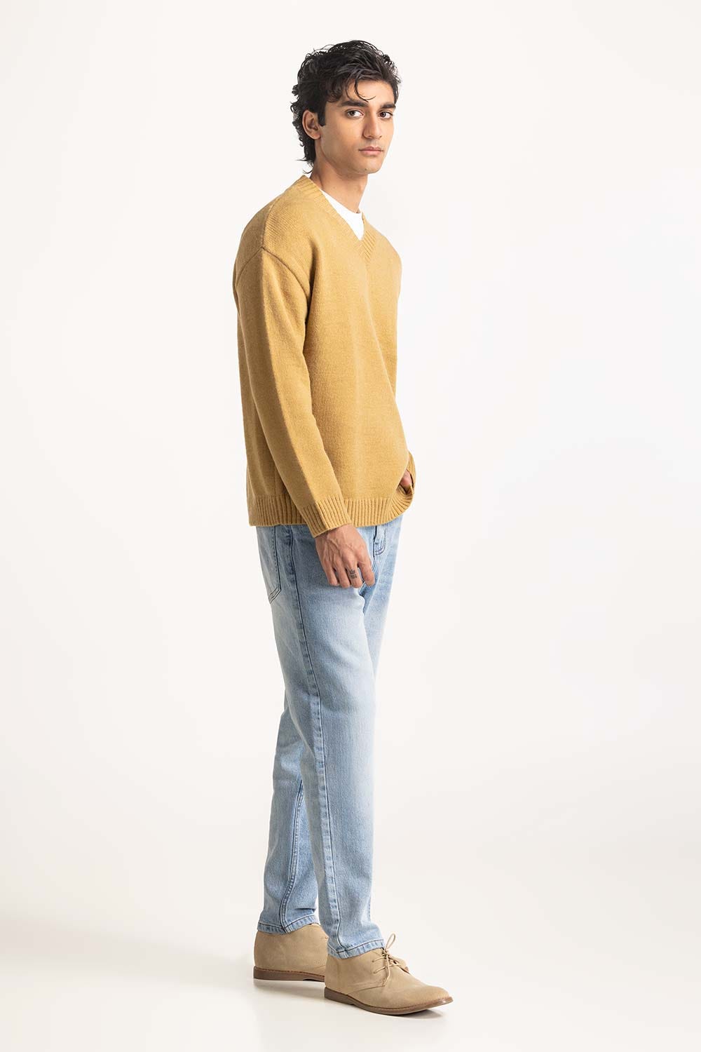 V Neck Sweater MN-SWT-WS24-019