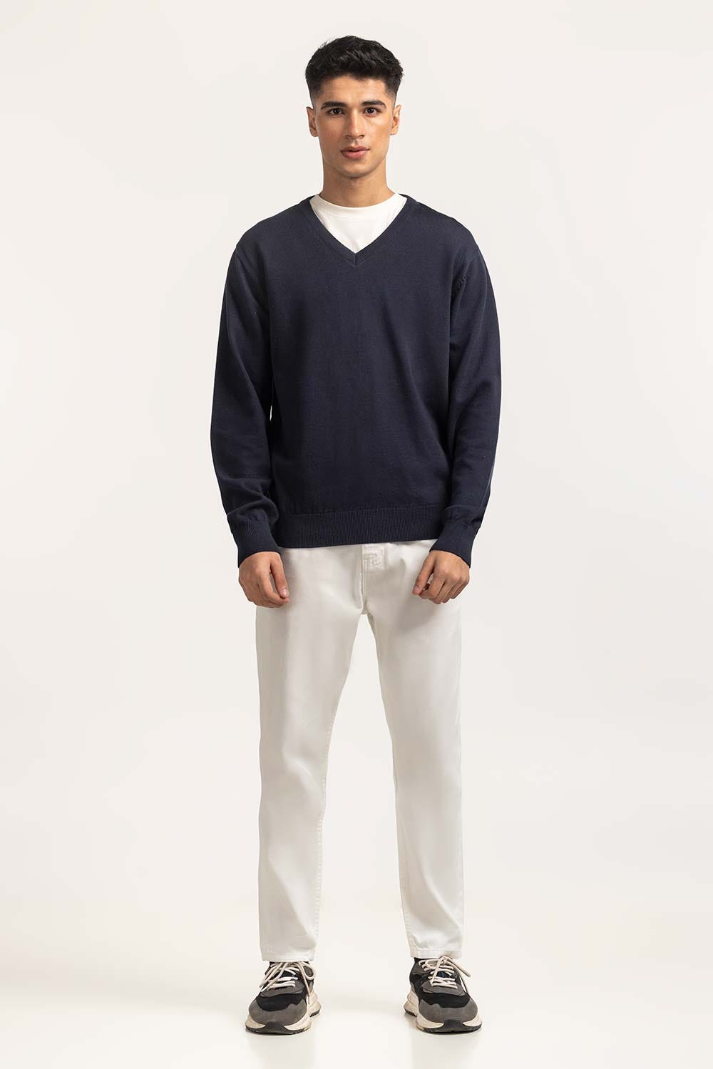 V Neck Sweater MN-SWT-WS24-146