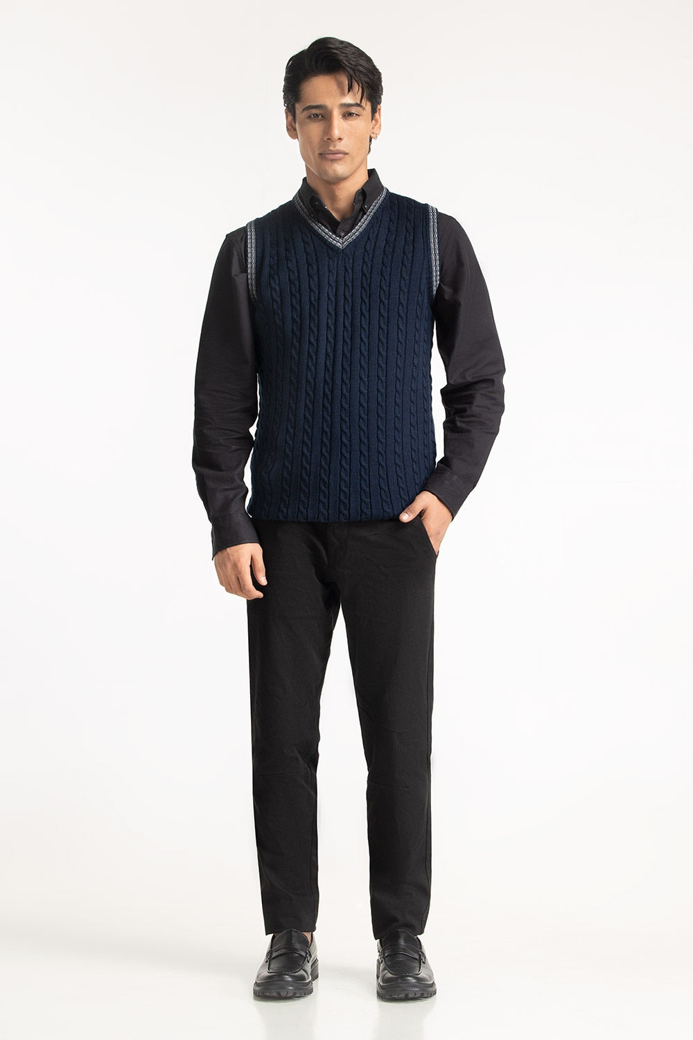 V Neck Sweater MN-SWT-WS24-167